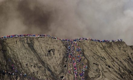 The Yadnya Kasada Sacrifice at Mount Bromo