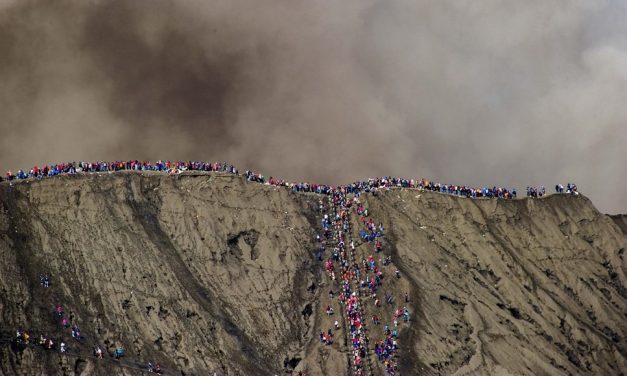 The Yadnya Kasada Sacrifice at Mount Bromo